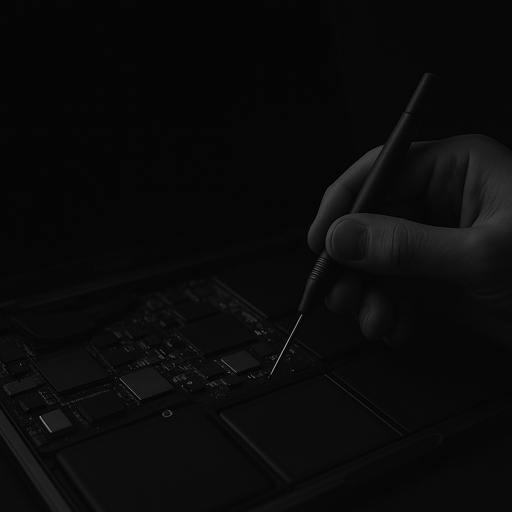 Lid Sensor Reparatur beim Macbook sleep sensor